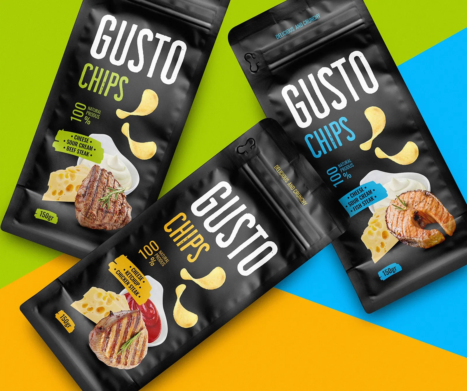 独特风味的薯片包装设计欣赏(图1)