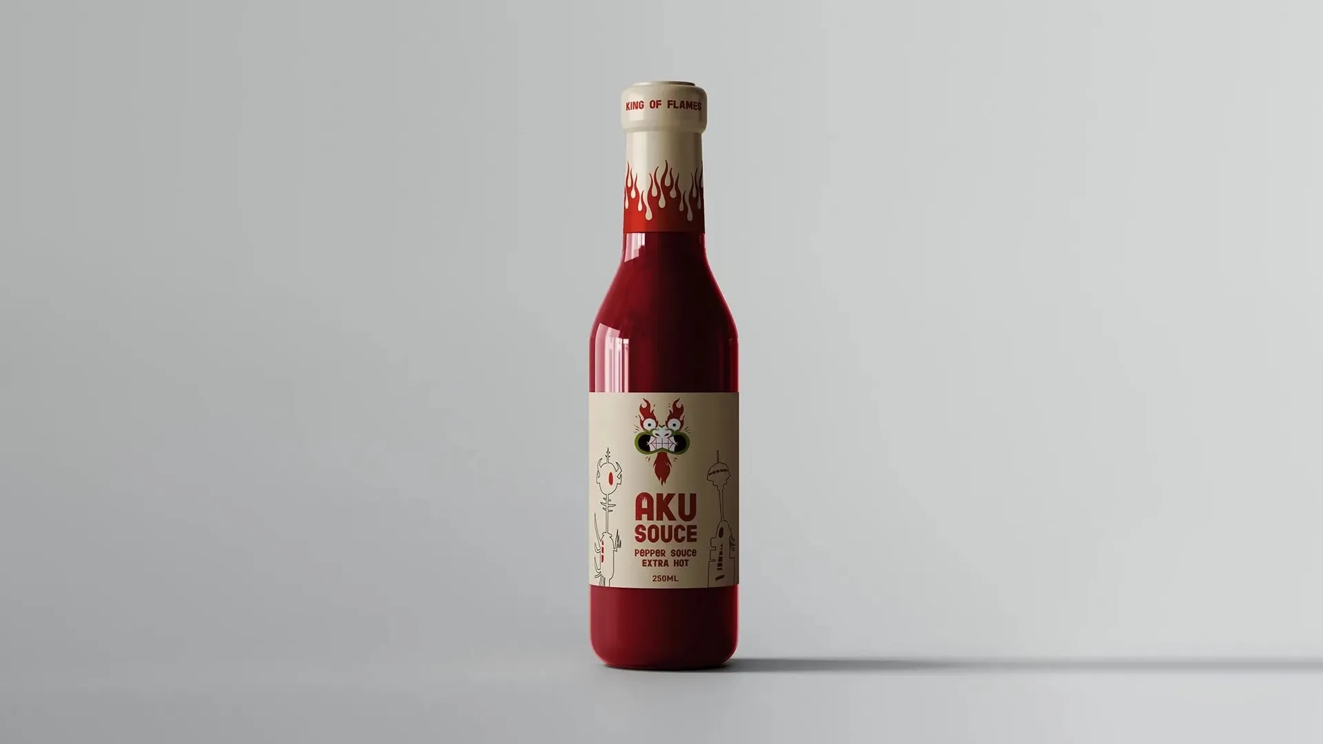 有趣的辣椒酱包装瓶设计欣赏(图1)