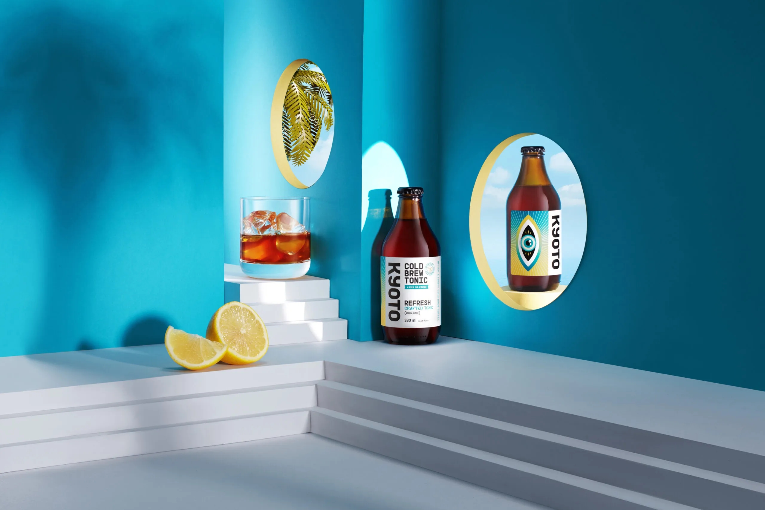 极简风格的冷萃咖啡包装瓶设计欣赏(图1)