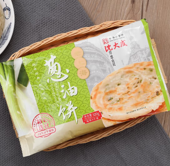 葱油饼外包装袋如何设计(图1) 葱油饼外包装袋如何设计(图1)