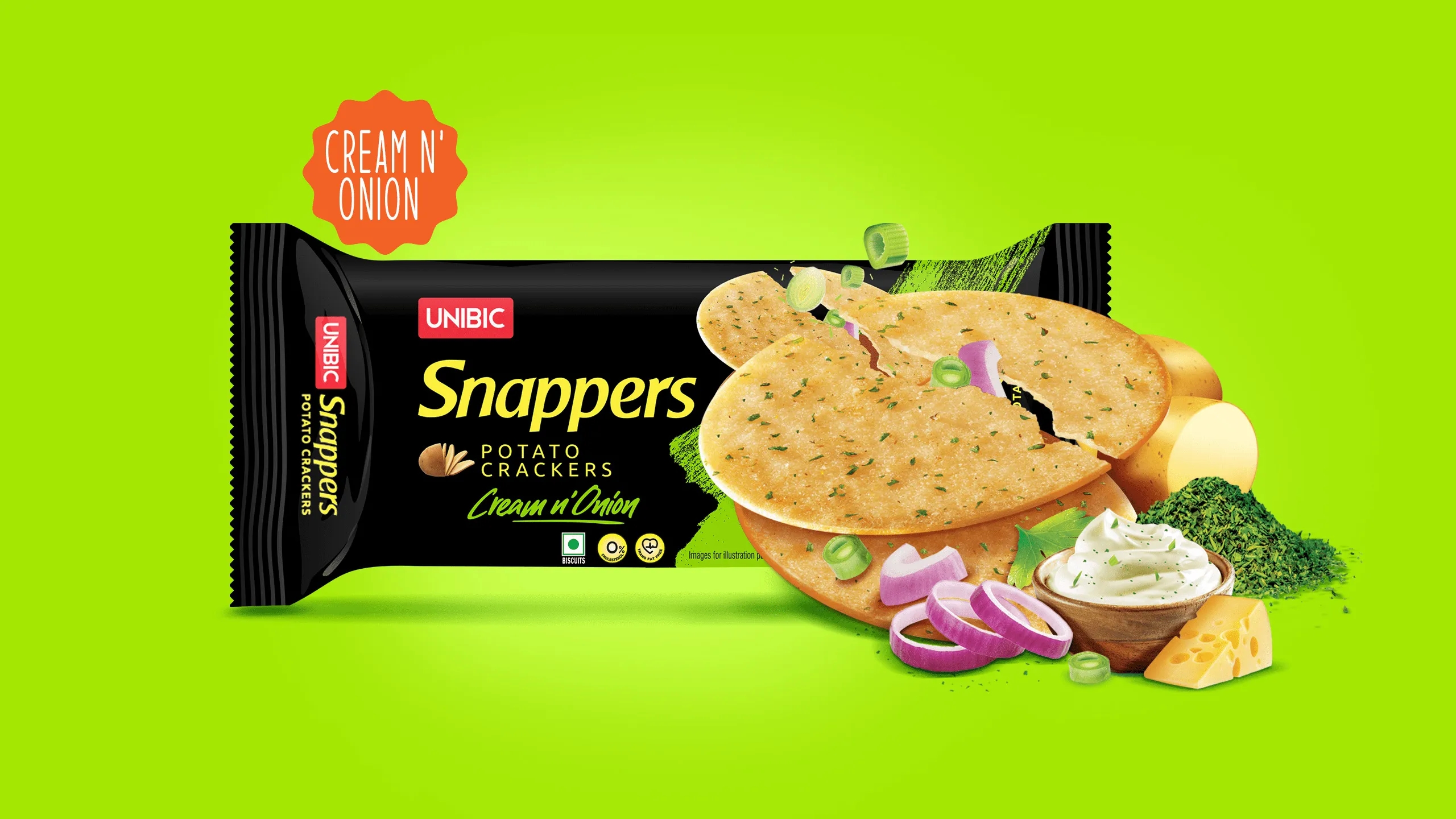 奶油洋葱土豆饼干包装设计欣赏(图1) 奶油洋葱土豆饼干包装设计欣赏(图1)