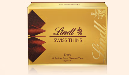 进口薄片黑巧克力礼盒包装设计怎么做(图1)