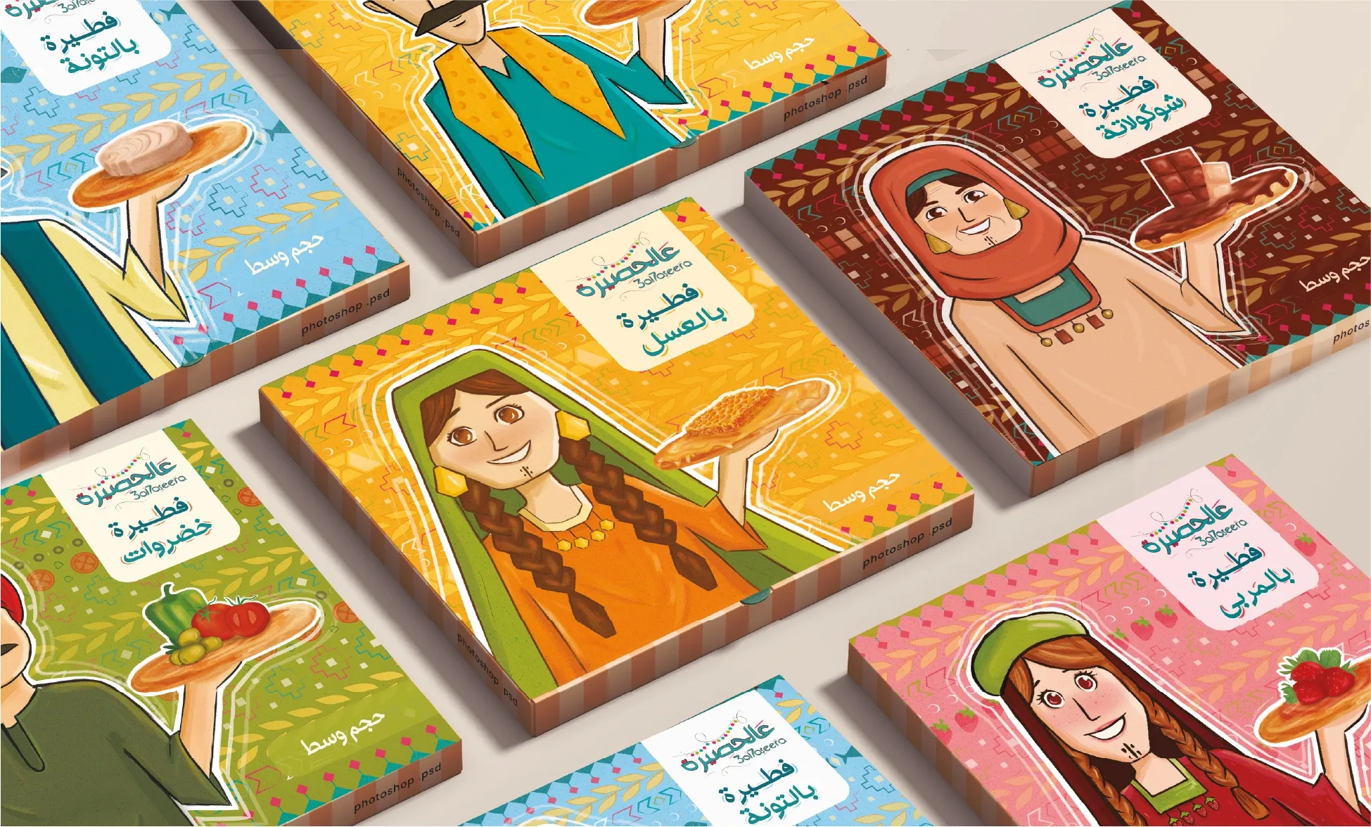 卡通人物形象的馅饼包装设计欣赏(图1)