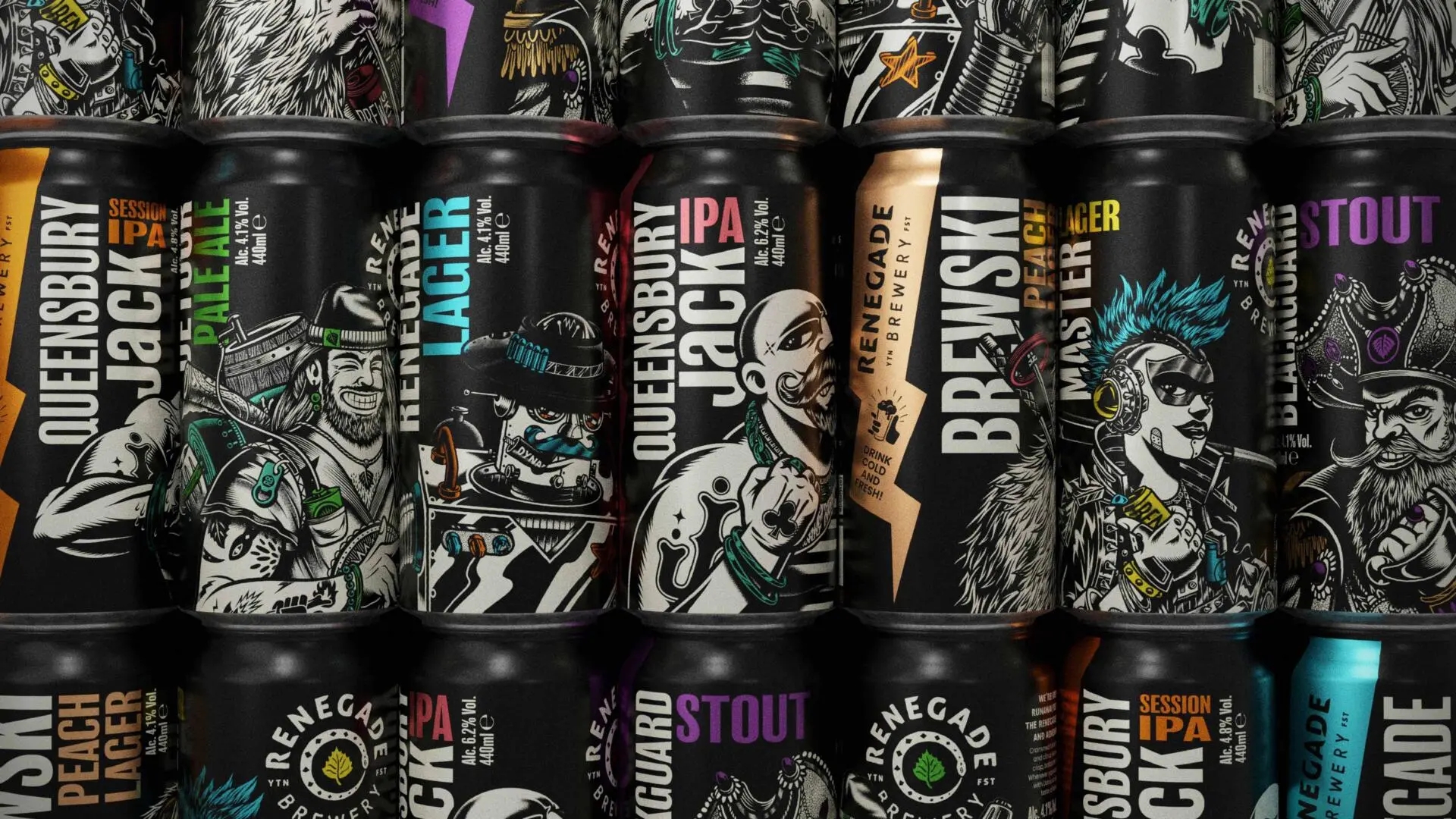 独特的精酿啤酒包装罐设计欣赏(图1)