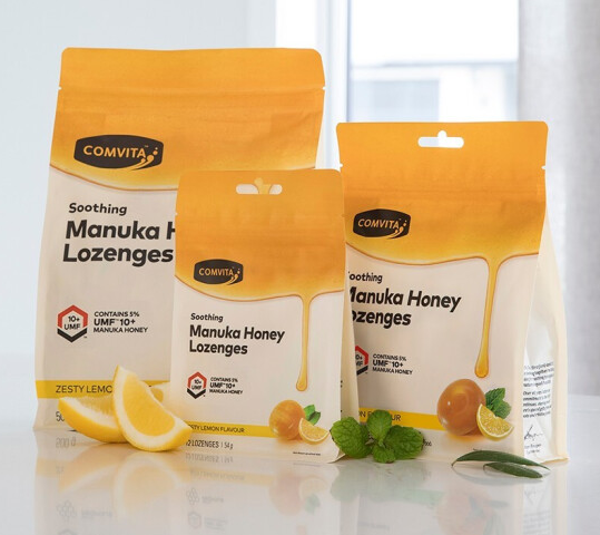 柠檬味蜂胶糖包装袋设计怎么做好(图1)