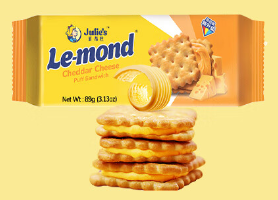 芝士夹心饼干包装设计作品欣赏(图1)