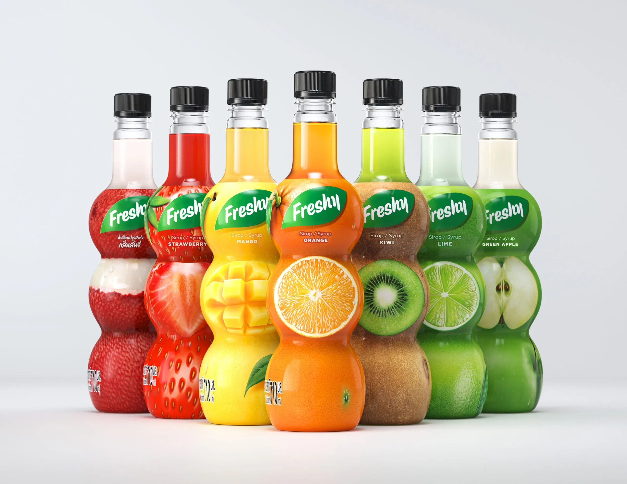 果汁创意包装瓶设计：为口感与视觉双重享受而生(图1)