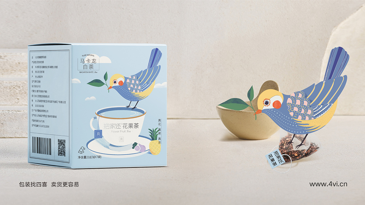 花果茶包装设计新潮流，如何设计才能抓住消费者的目光(图1)