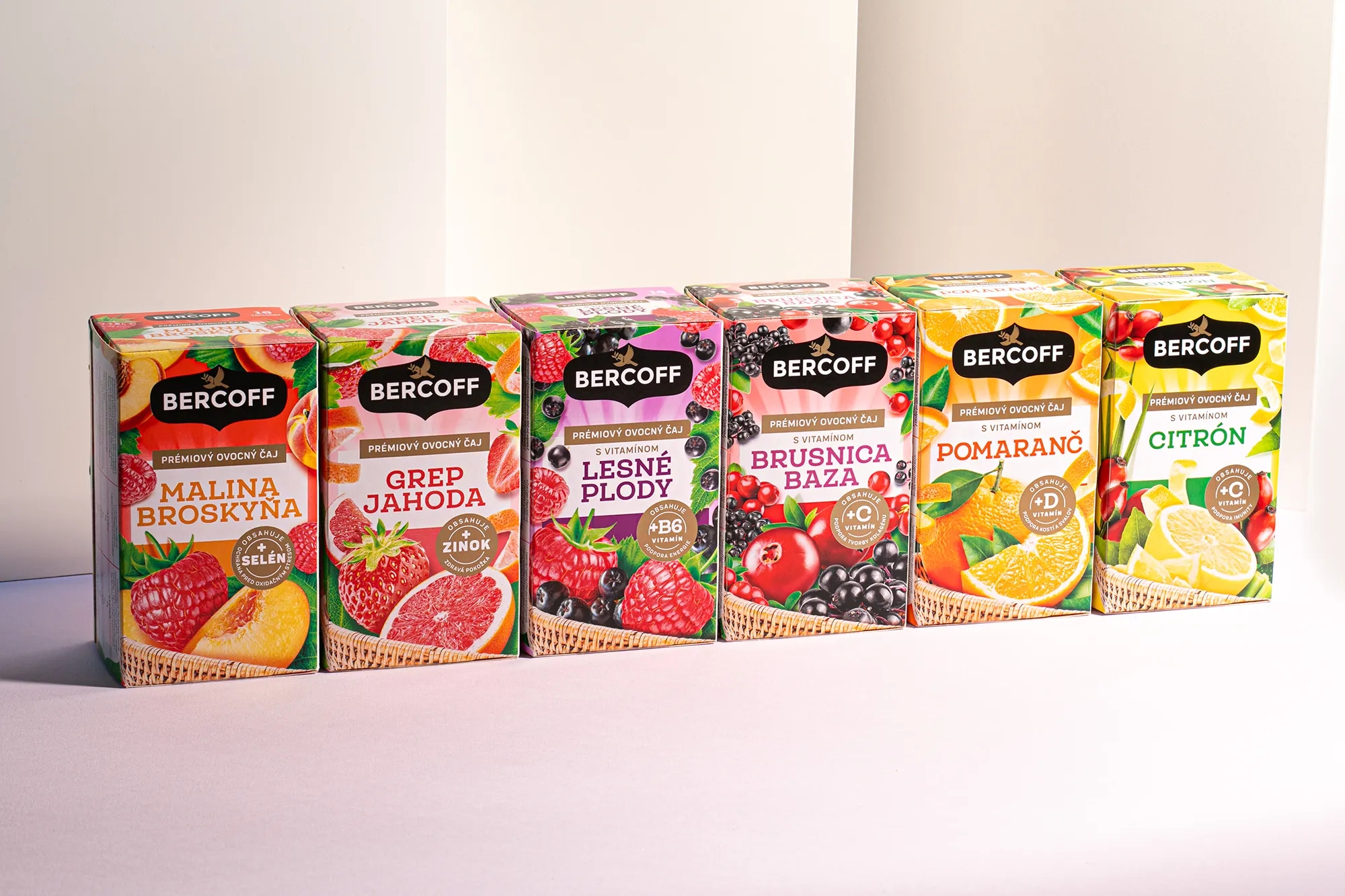 色彩鲜艳的果茶外包装设计欣赏(图1)