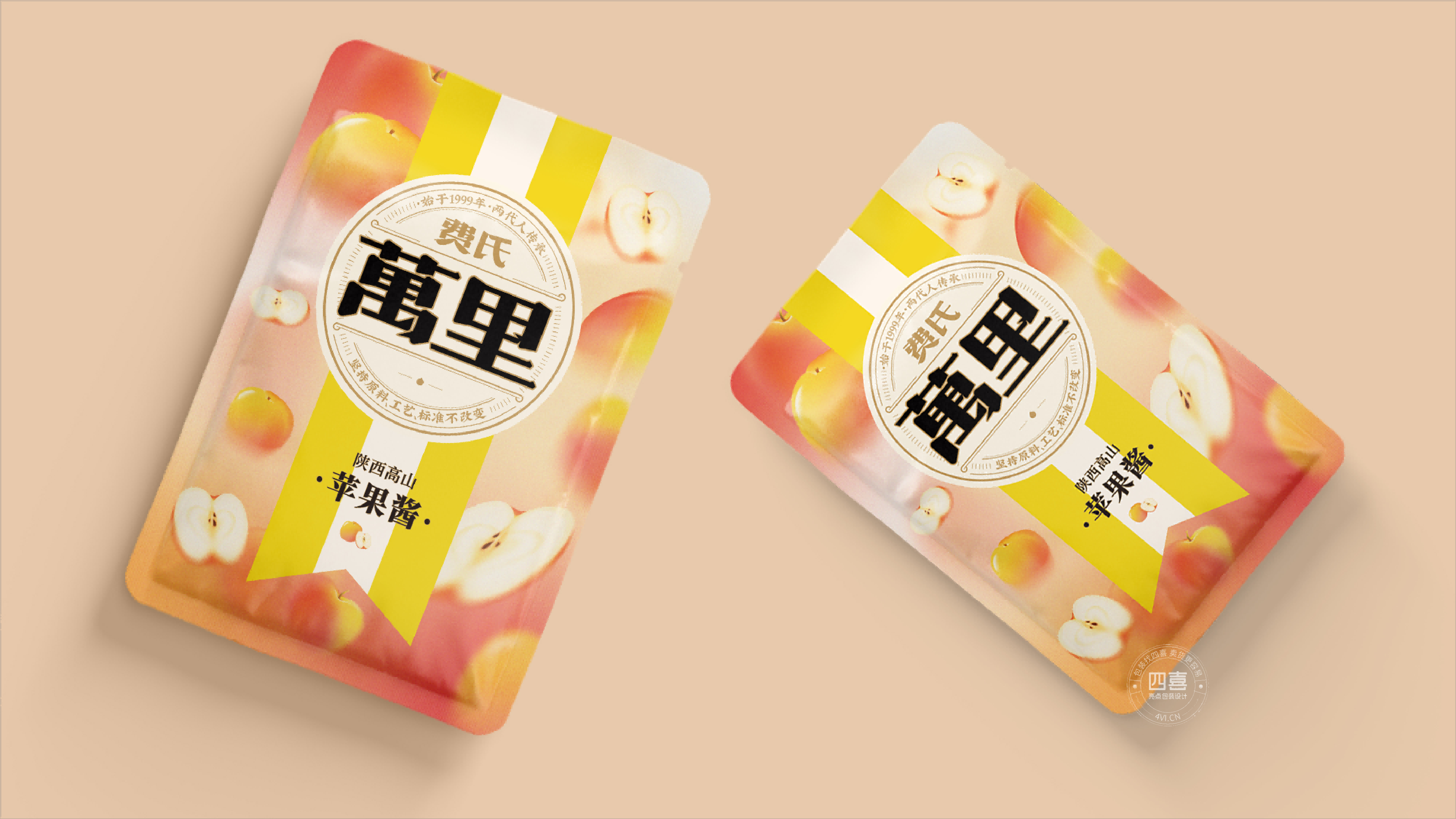 费氏万里苹果酱包装设计(图5)