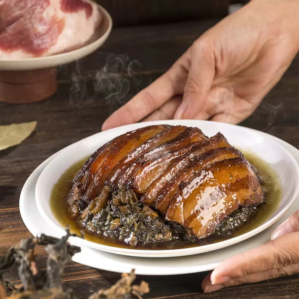 四喜：户县饭店新包装“梅菜扣肉”，荣登盒马APP快手菜销量TOP1，看看包装是怎么做的？(图6)