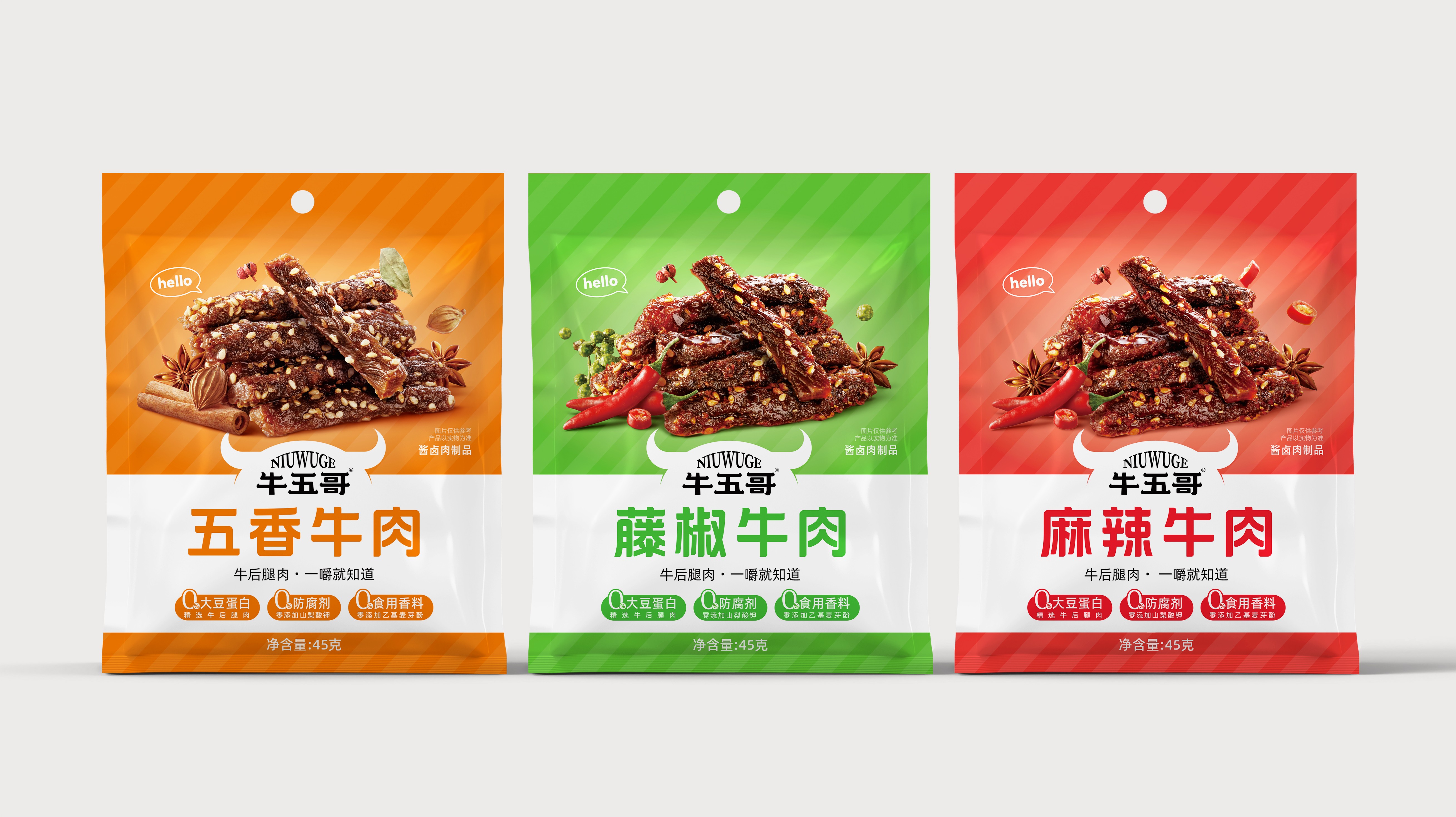 四喜案例“牛五哥”牛肉干：用包装设计撬动货架竞争力，打造高复购零食品牌(图1)