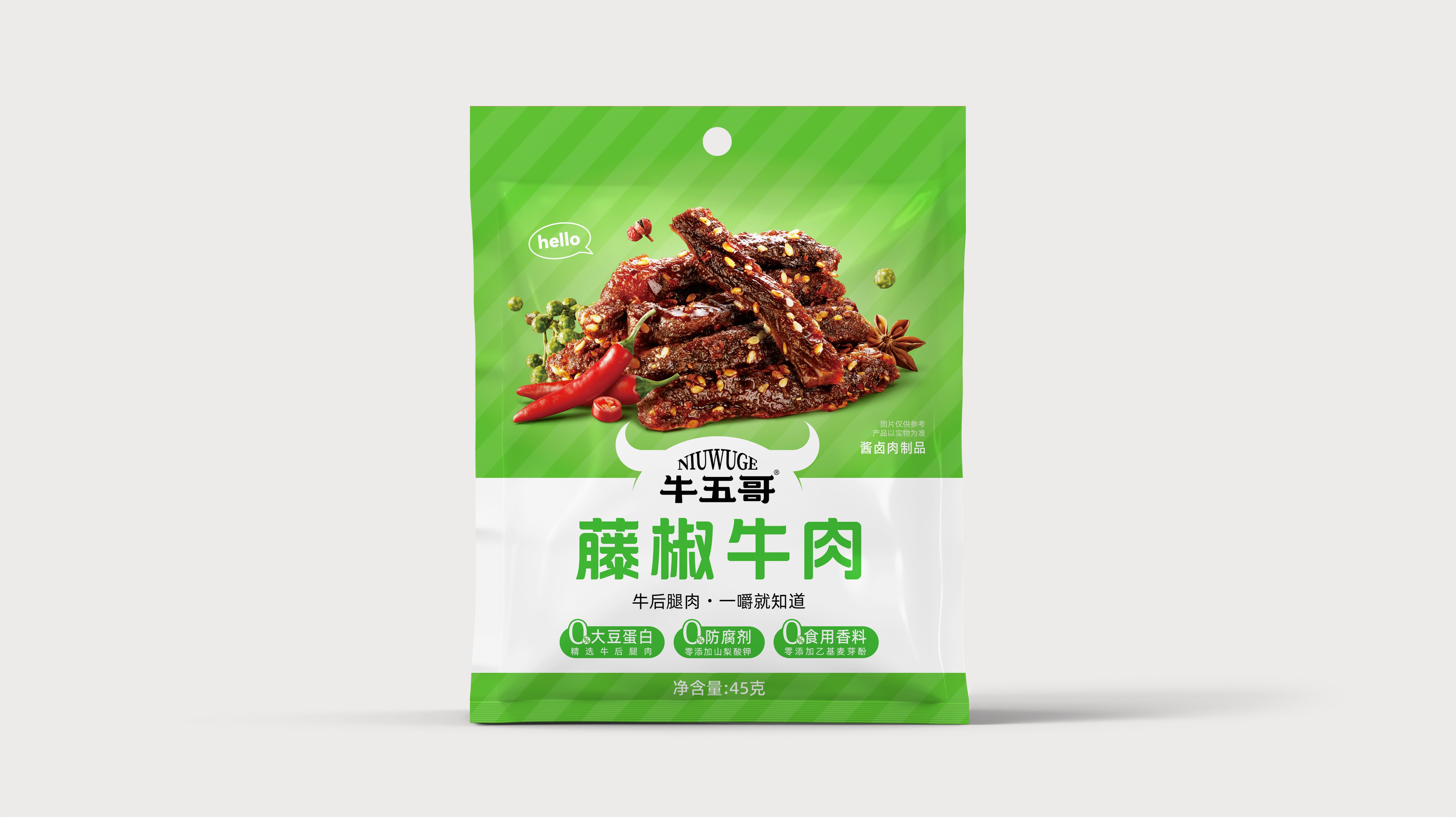 四喜案例“牛五哥”牛肉干：用包装设计撬动货架竞争力，打造高复购零食品牌(图3)