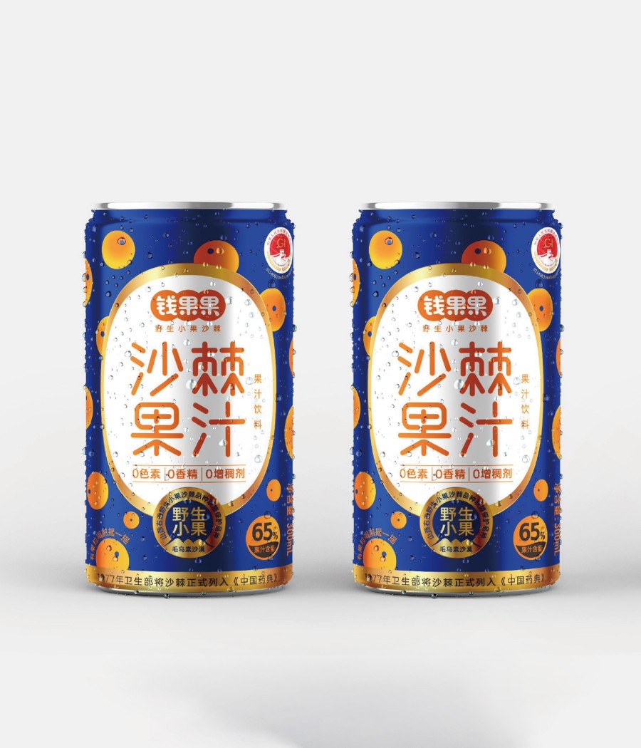 钱果果野生小果沙棘品牌包装策划设计(图2)