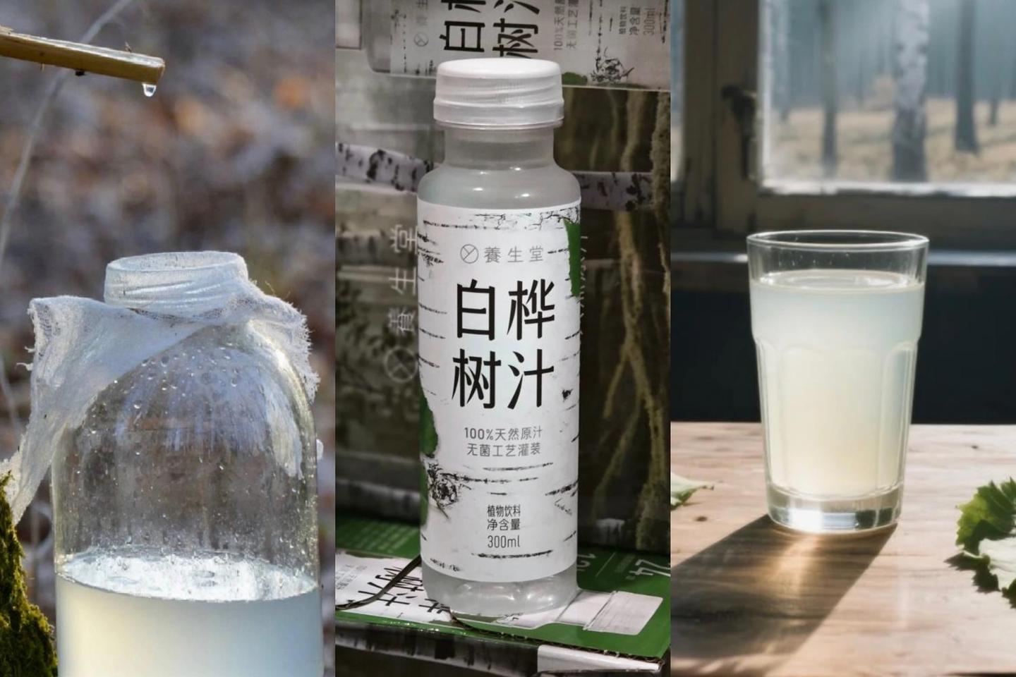 白桦树汁火了,养生堂、汇源入局,包装设计做对了什么?(图1) 白桦树汁火了,养生堂、汇源入局,包装设计做对了什么?(图1)
