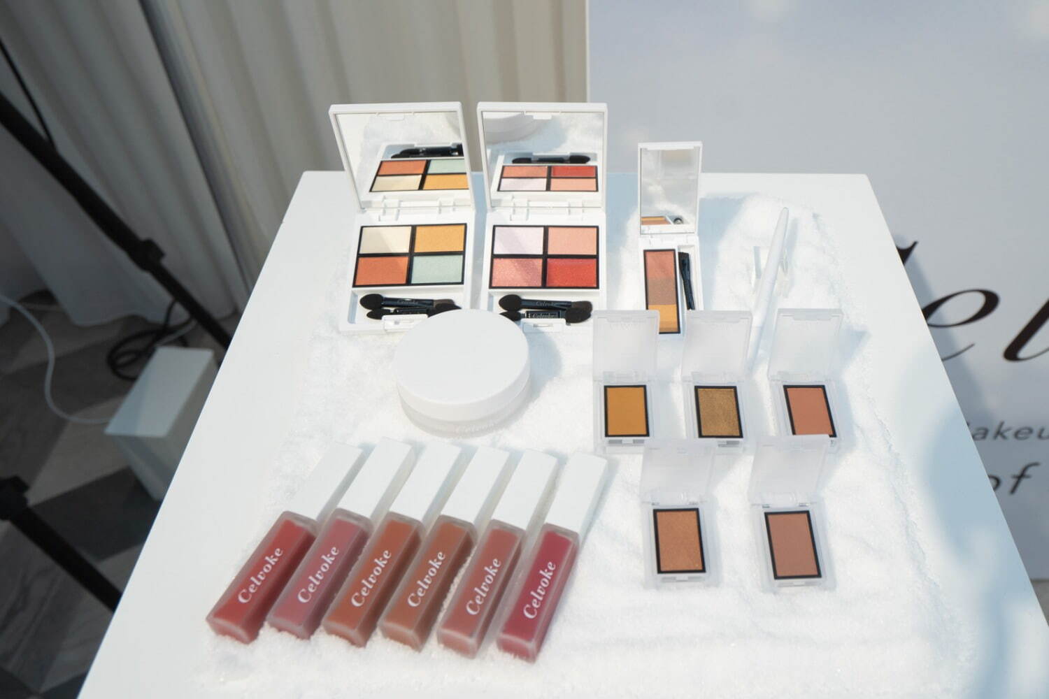 Selvok Fall 21化妆品，“融雪”时的大地眼色&amp;“冰川”般的蓝色眼线(图1)