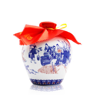 创意酒包装设计琅琊台青花坛子浓香型白酒单瓶装产品包装设计欣赏(图2)