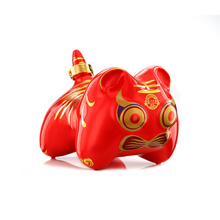 创意酒包装设计虎年生肖纪念礼酒浓香型白酒单瓶装产品包装设计欣赏(图5)