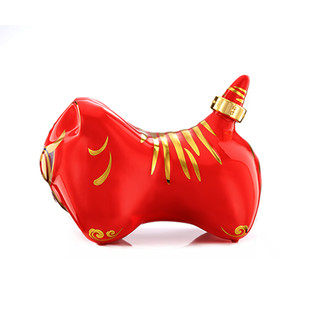 创意酒包装设计虎年生肖纪念礼酒浓香型白酒单瓶装产品包装设计欣赏(图6)