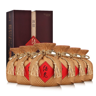 创意酒包装设计原浆酒馥郁香型白酒瓶整箱装产品包装设计欣赏(图2)