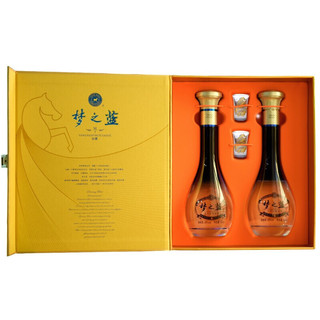 创意酒包装设计洋河梦之蓝尊享版浓香型白酒瓶礼盒装产品包装设计欣赏(图4)