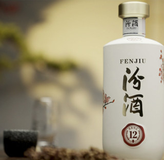 创意酒包装设计商务汾酒 匠心12 53%vol 清香型白酒 500ml 单瓶装产品包装设计欣赏(图6)