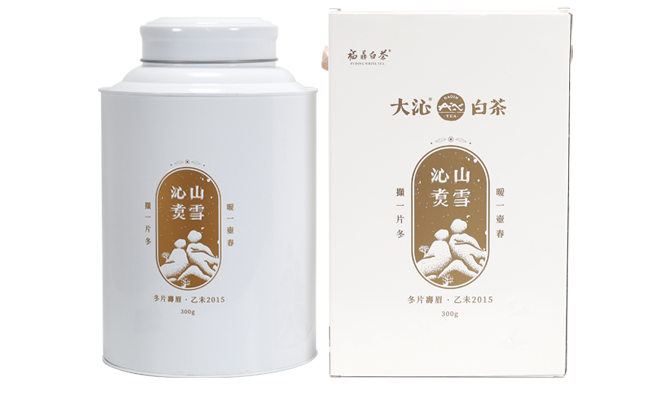 大沁白茶品牌logo与食品包装设计欣赏(图3)