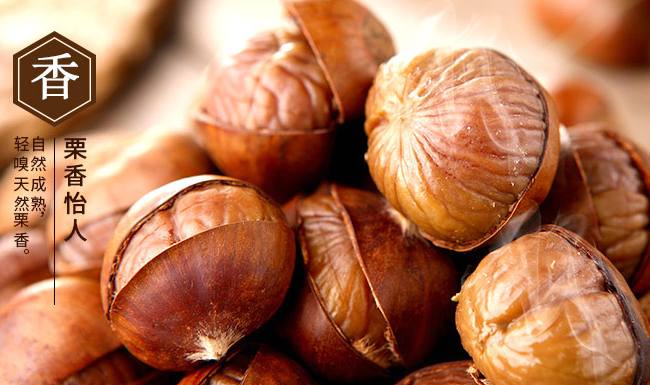 神栗食品 神栗品牌logo与食品包装设计欣赏(图4)