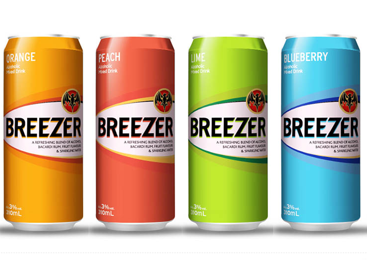 Breezer冰锐品牌logo与食品包装设计欣赏(图3)