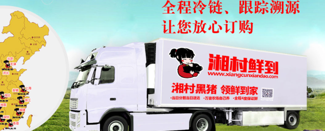 湘村黑猪品牌logo与食品包装设计欣赏(图4)