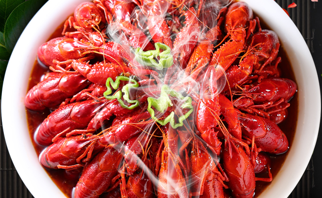 红胖胖龙虾 红胖胖品牌logo与食品包装设计欣赏(图3)