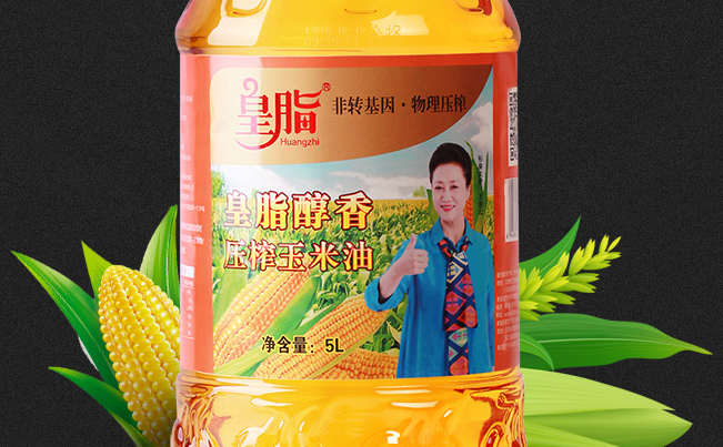 皇脂茶油品牌logo与食品包装设计欣赏(图2)