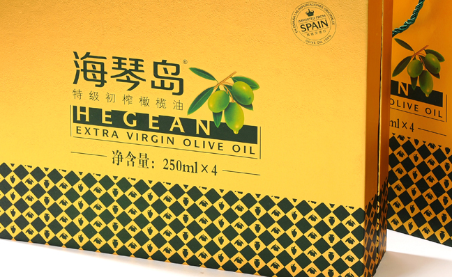 海琴岛橄榄油 海琴岛品牌logo与食品包装设计欣赏(图2)