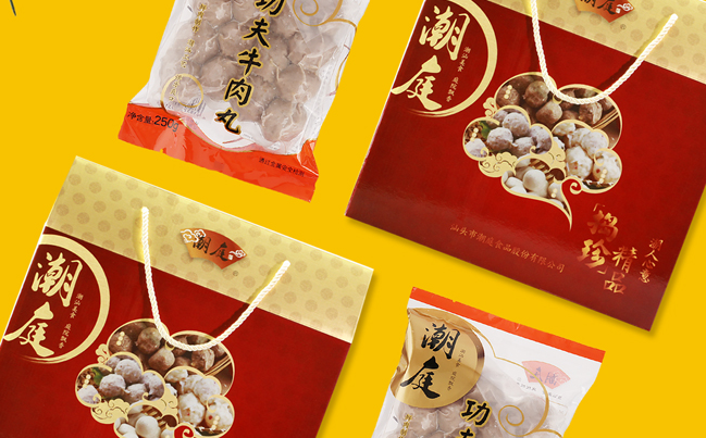 潮庭品牌logo与食品包装设计欣赏(图4)