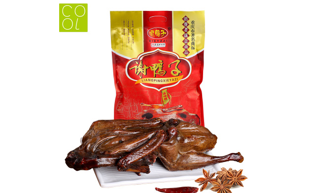 谢鸭子品牌logo与食品包装设计欣赏(图2)