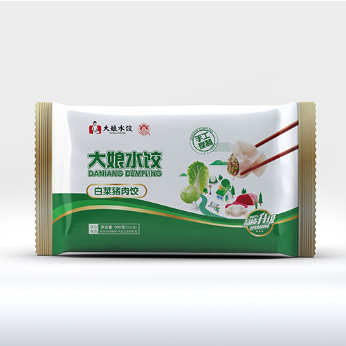 大娘水饺 大娘品牌logo与食品包装设计欣赏(图2)