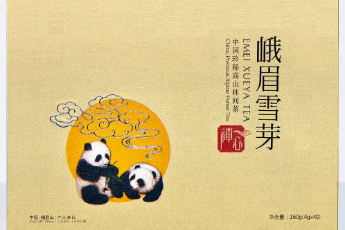 峨眉雪芽品牌logo与食品包装设计欣赏(图2)