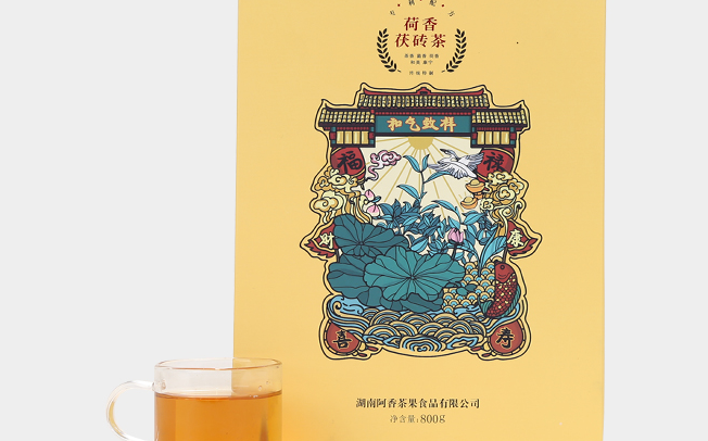 阿香美品牌logo与食品包装设计欣赏(图2)