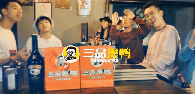 三品黑鸭品牌logo与食品包装设计欣赏(图2)