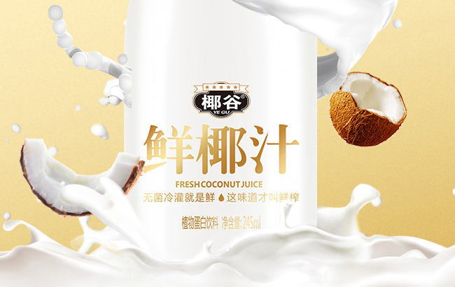 YEGU椰谷品牌logo与食品包装设计欣赏(图2)