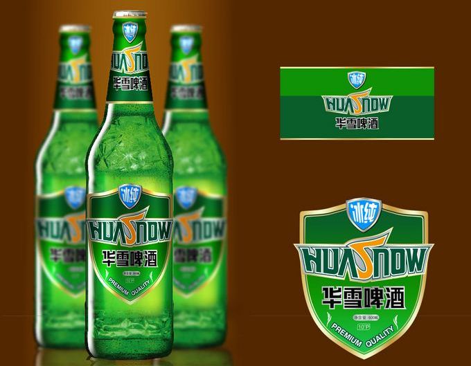 华雪啤酒品牌logo与食品包装设计欣赏(图3)