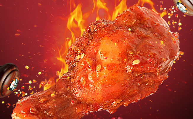 辣腮咯 辣腮咯品牌logo与食品包装设计欣赏(图2)