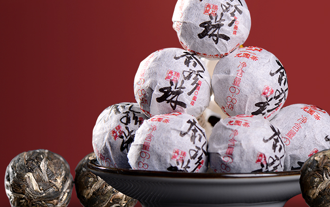 龙园号普洱茶 龙园号品牌logo与食品包装设计欣赏(图2)