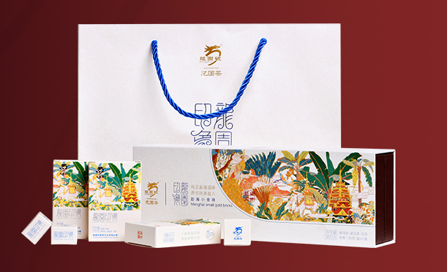 龙园号普洱茶 龙园号品牌logo与食品包装设计欣赏(图4)