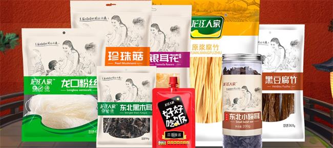 龙江人家品牌logo与食品包装设计欣赏(图4)