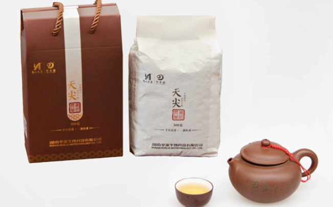 华莱健黑茶 HUALAIJIAN华莱健食品包装设计欣赏(图3)