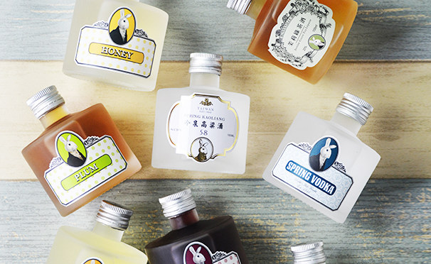 兔兔冷泉酒食品包装设计欣赏(图3)