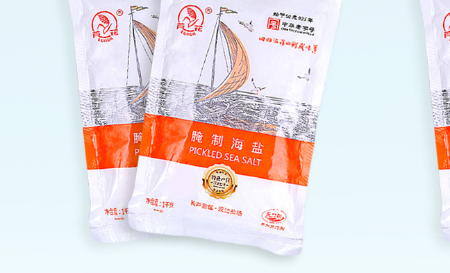 芦花海盐 LUHUA芦花海盐食品包装设计欣赏(图3)