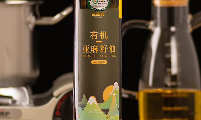 三主元牡丹籽油 SANJUNE三主元食品包装设计欣赏(图3)