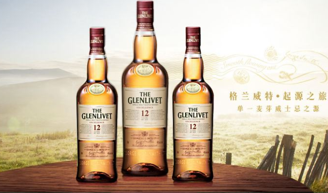 格兰威特威士忌 Glenlive格兰威特食品包装设计欣赏(图2)